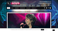 Desktop Screenshot of international-artists.com
