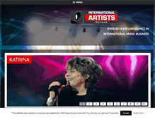 Tablet Screenshot of international-artists.com